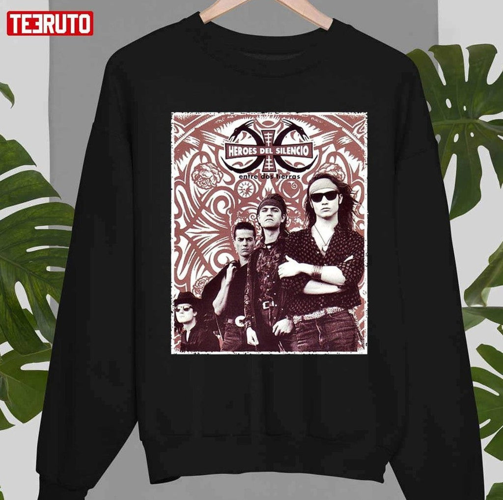 Senderos De Traición Héroes Del Silencio Rock Band Unisex T-Shirt Hoodie, Sweatshirt | VibeTeeNation.com (Image 3)