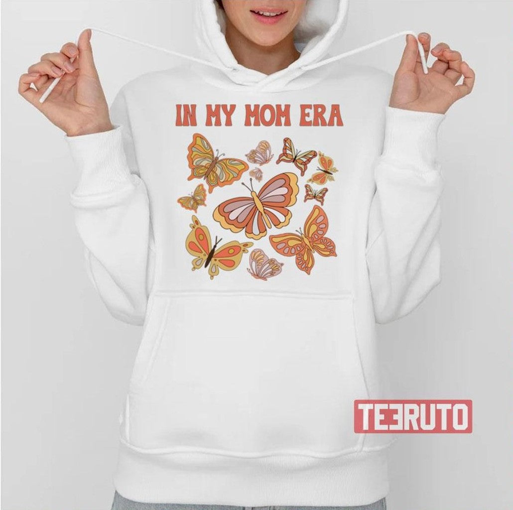 Mom Era Butterfly Mothers Day Gift For Cool Mom Mystical Butterflies Birthday Gift Unisex T-Shirt Hoodie,... (Image 2)