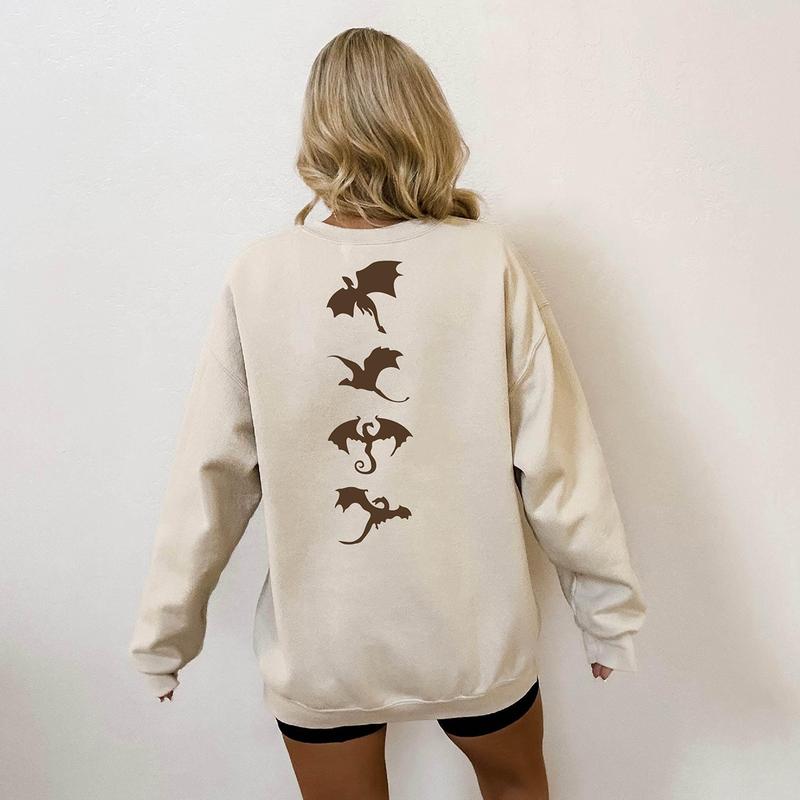 Basgiath War College Sweatshirt, Bookish Sweatshirt, Fourth Wing Sweatshirt, Dragon Rider Hoodie, Rebecca Yoros... (Image 3)