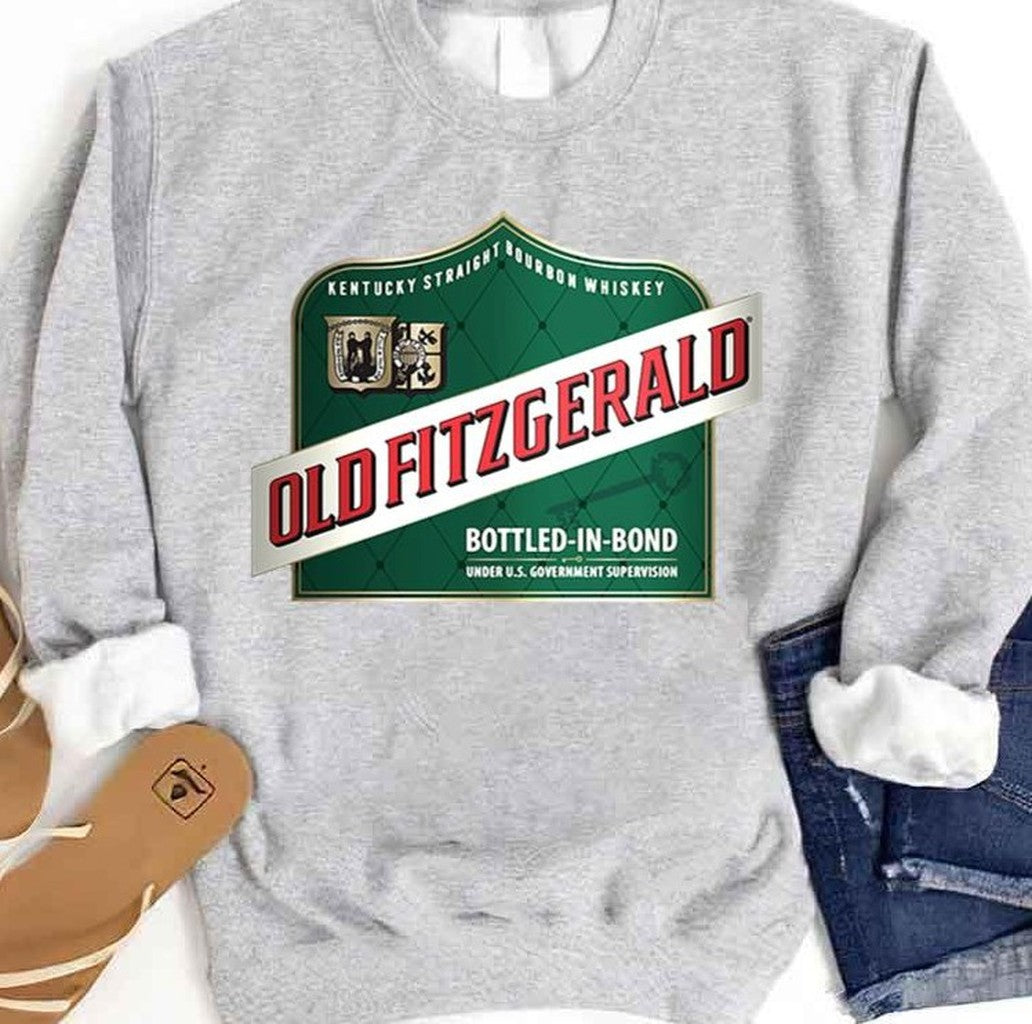 Old Fitzgerald Label Kentucky Straight Bourbon Whiskey Unisex Sweatshirt T-Shirts, Hoodie | VibeTeeNation.com (Image 1)