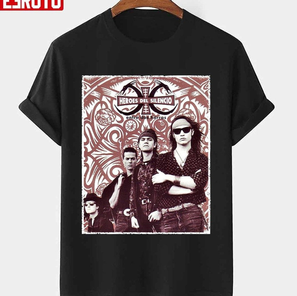 Senderos De Traición Héroes Del Silencio Rock Band Unisex T-Shirt Hoodie, Sweatshirt | VibeTeeNation.com (Image 1)