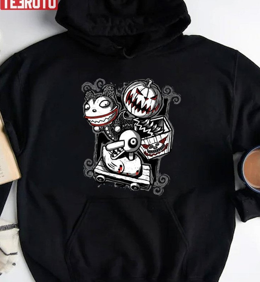 Pumpkin King Scary Toys Christmas Halloween Unisex Sweatshirt T-Shirts, Hoodie | VibeTeeNation.com (Image 2)