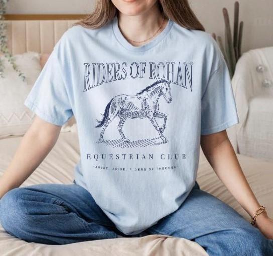 Riders Rohan Equestrian Club Shirt LOTR Fantasy Aragorn Frodo Elven Elrond Fellowship Bookish T-Shirts, Hoodie, Sweatshirt