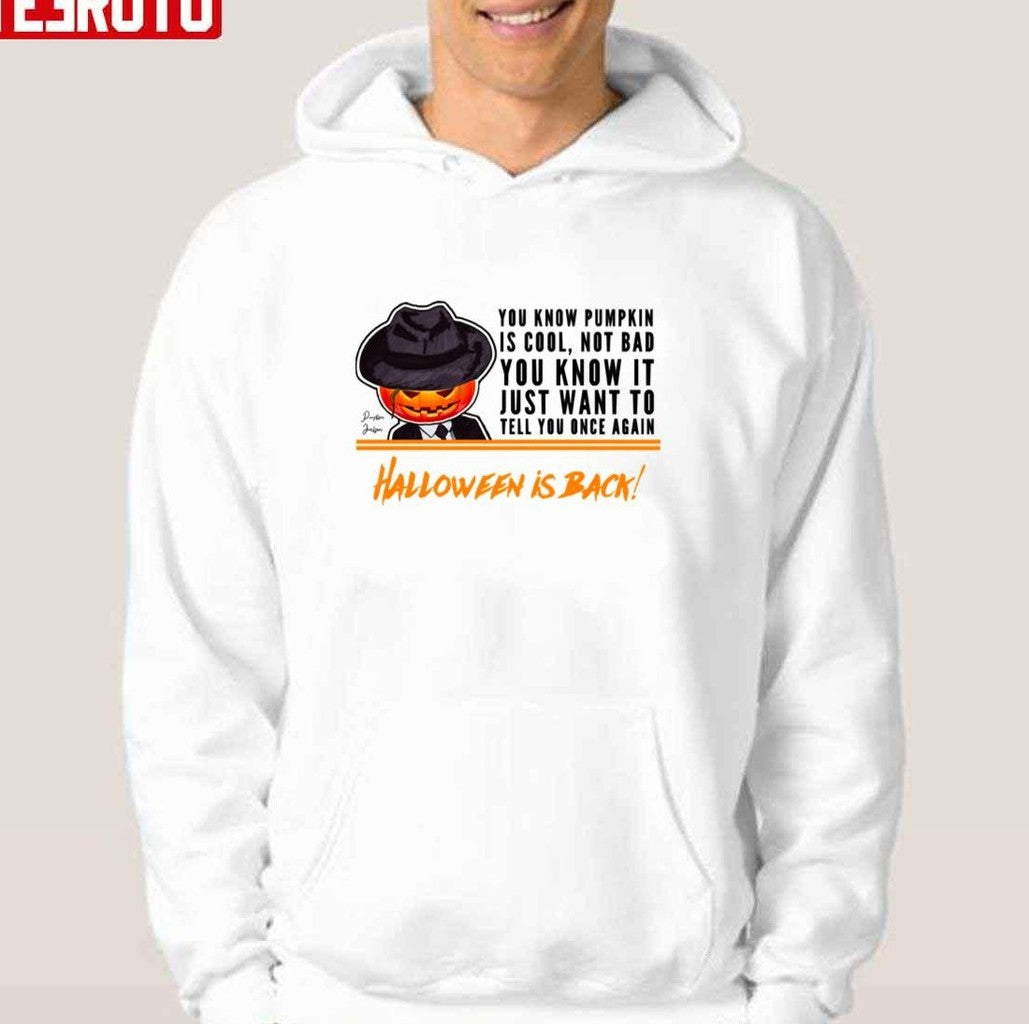 Pumpkin Jackson Halloween Is Back Happy Halloween Unisex T-Shirt Hoodie, Sweatshirt | VibeTeeNation.com (Image 2)