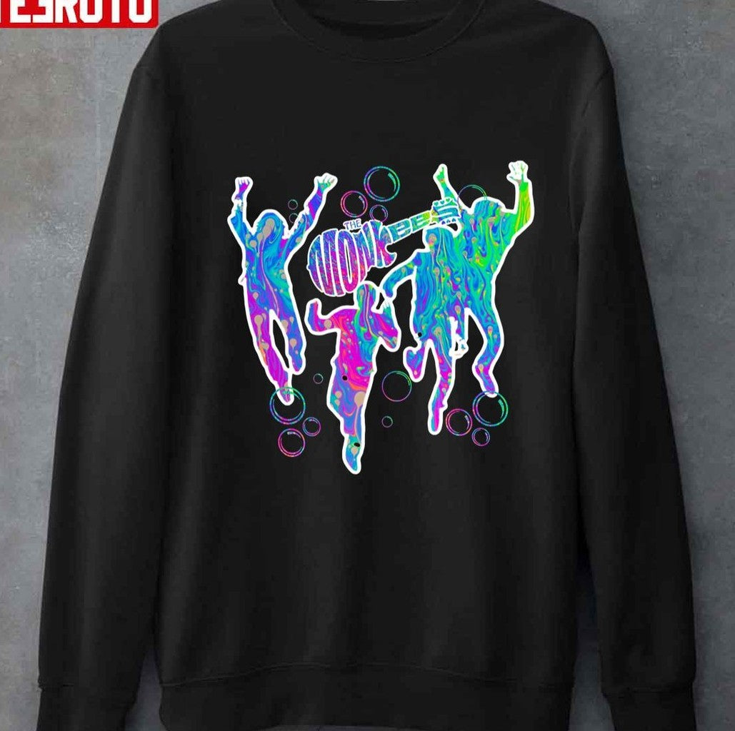 Porpoise In Black The Monkees Rock Band Art Unisex T-shirt Hoodie, Sweatshirt | VibeTeeNation.com (Image 3)