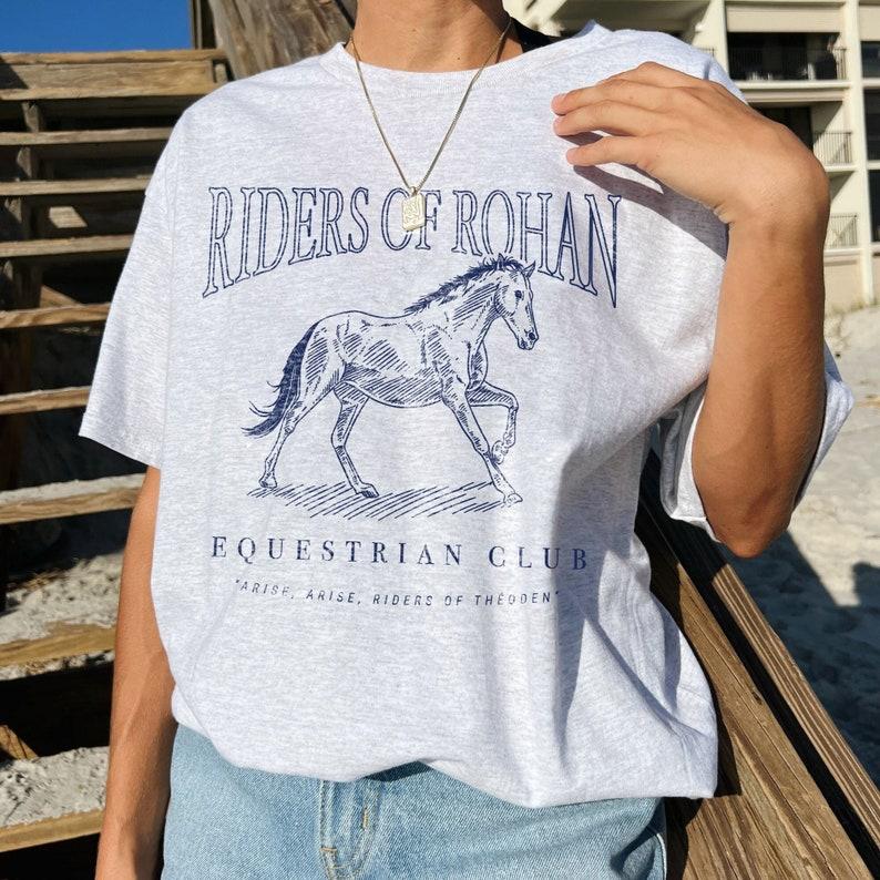 Riders Rohan Equestrian Club Shirt LOTR Fantasy Aragorn Frodo Elven Elrond Fellowship Bookish T-Shirts, Hoodie, Sweatshirt