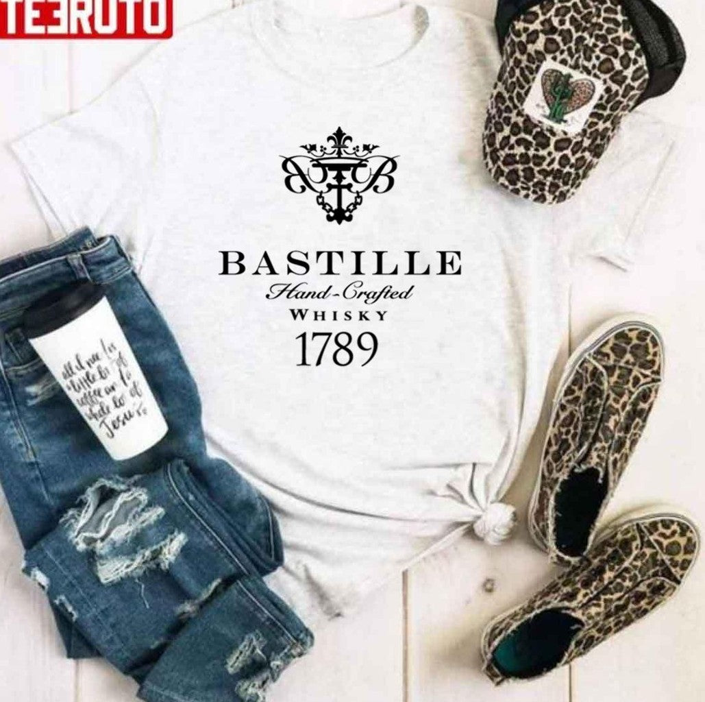 Basic Whisky Bastille Hand Grafied Unisex Hoodie T-Shirts, Sweatshirt | VibeTeeNation.com (Image 3)