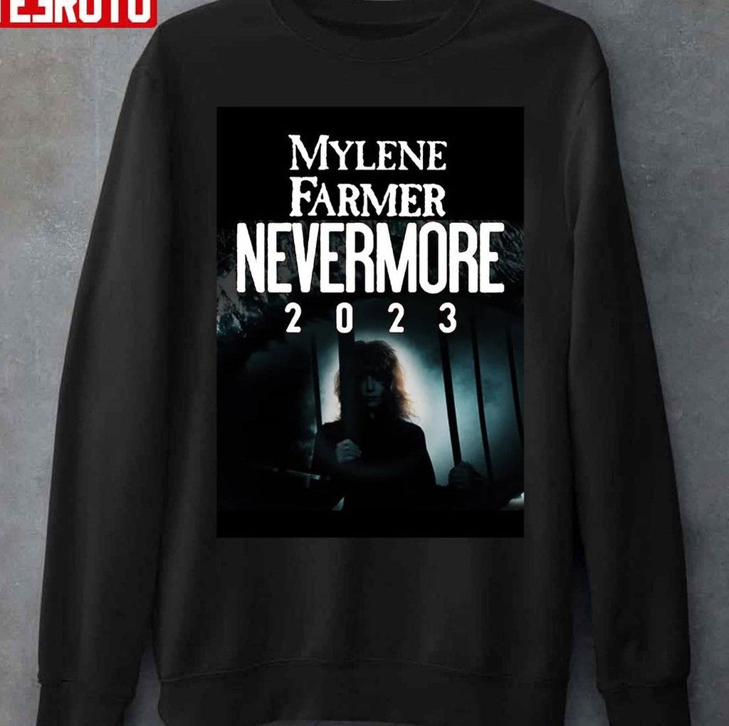 Mylene Farmer Nevermore 2023 Unisex T-Shirt Hoodie, Sweatshirt | VibeTeeNation.com (Image 3)