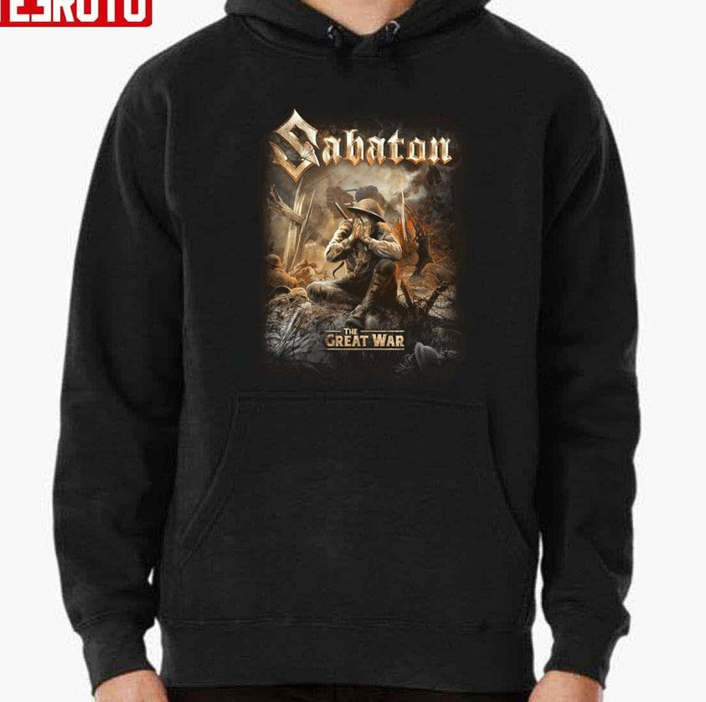 Sabaton The Great War Rock Band Design Unisex T-Shirt Hoodie, Sweatshirt | VibeTeeNation.com (Image 2)