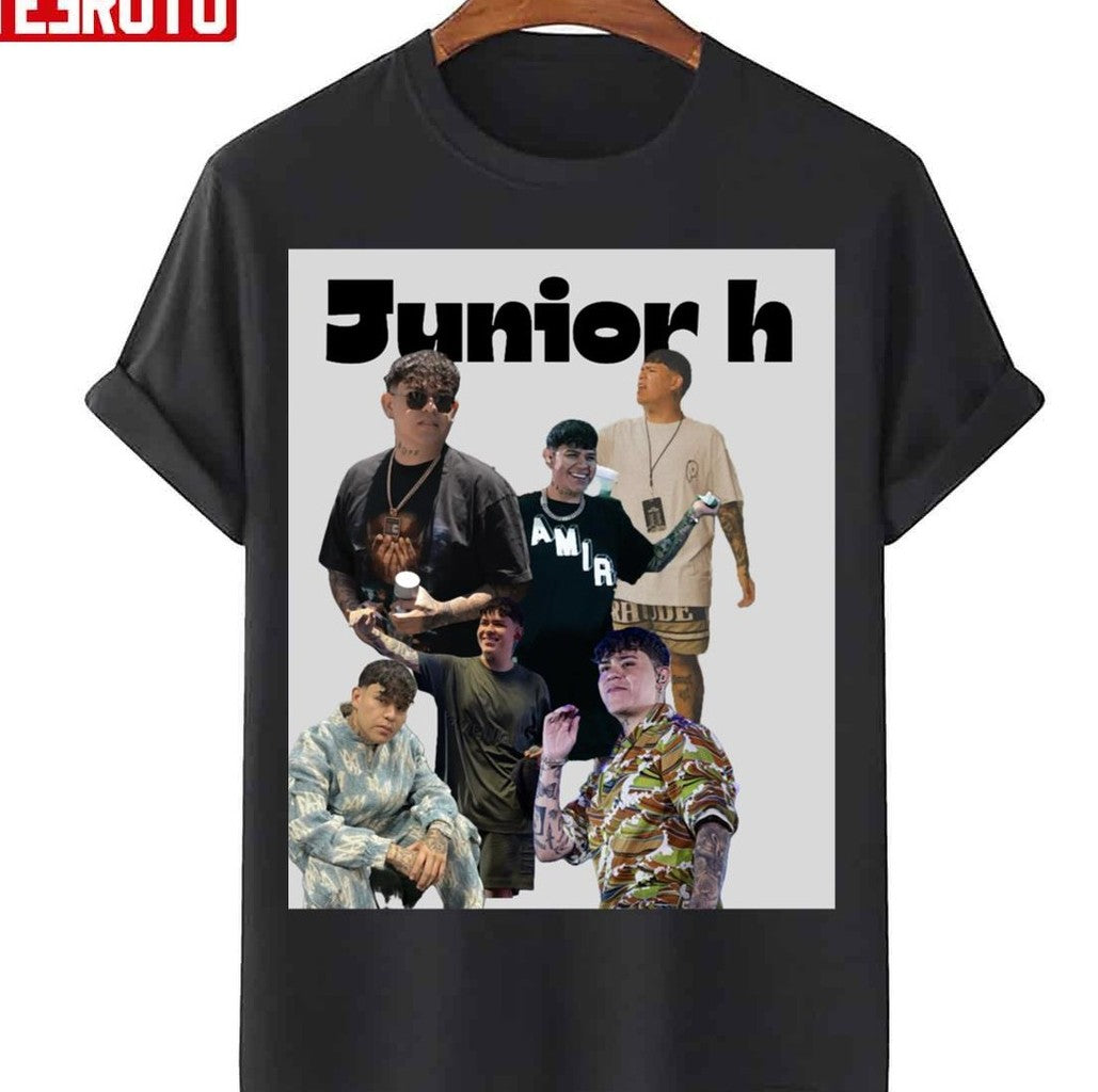 New Album Cover Junior H Music Artist Unisex Sweatshirt T-Shirts, Hoodie | VibeTeeNation.com (Image 3)