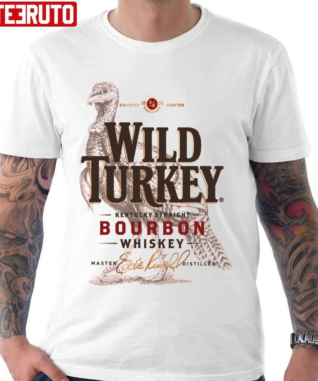 Retro Wild Turkey Kentucky Straight Bourbon Whiskey Unisex Hoodie T-Shirts, Sweatshirt | VibeTeeNation.com (Image 3)