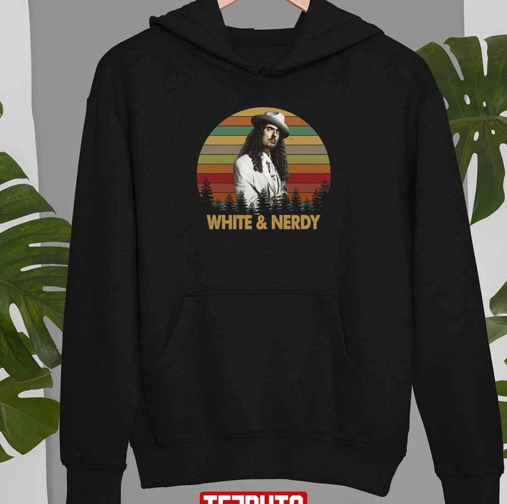 Rock Al White &amp; Nerdy Weird Al Yankovic Vintage Unisex T-shirt Hoodie, Sweatshirt | VibeTeeNation.com (Image 2)