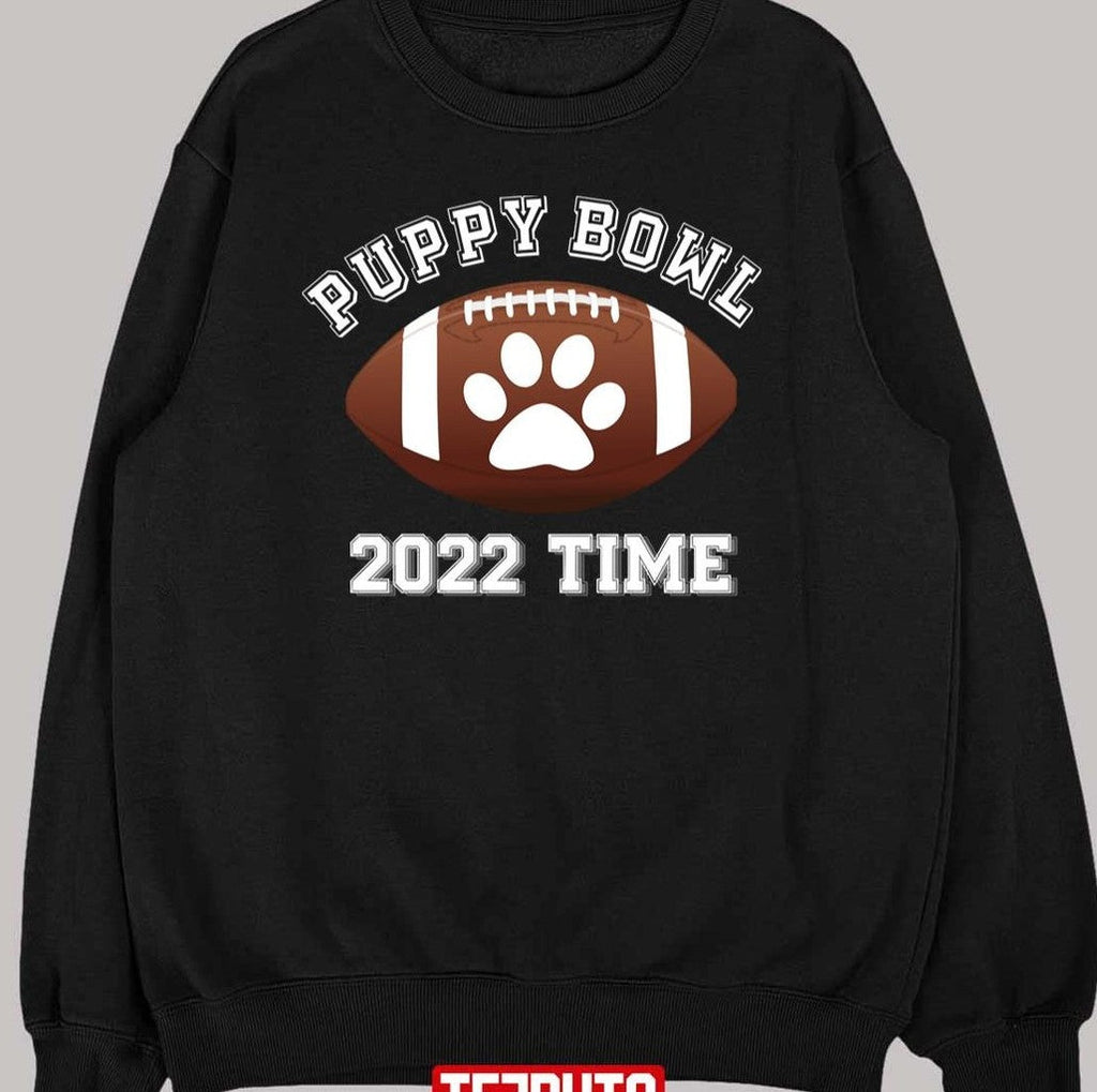 Puppy Bowl 2022 Time Unisex T-Shirt Hoodie, Sweatshirt | VibeTeeNation.com (Image 2)