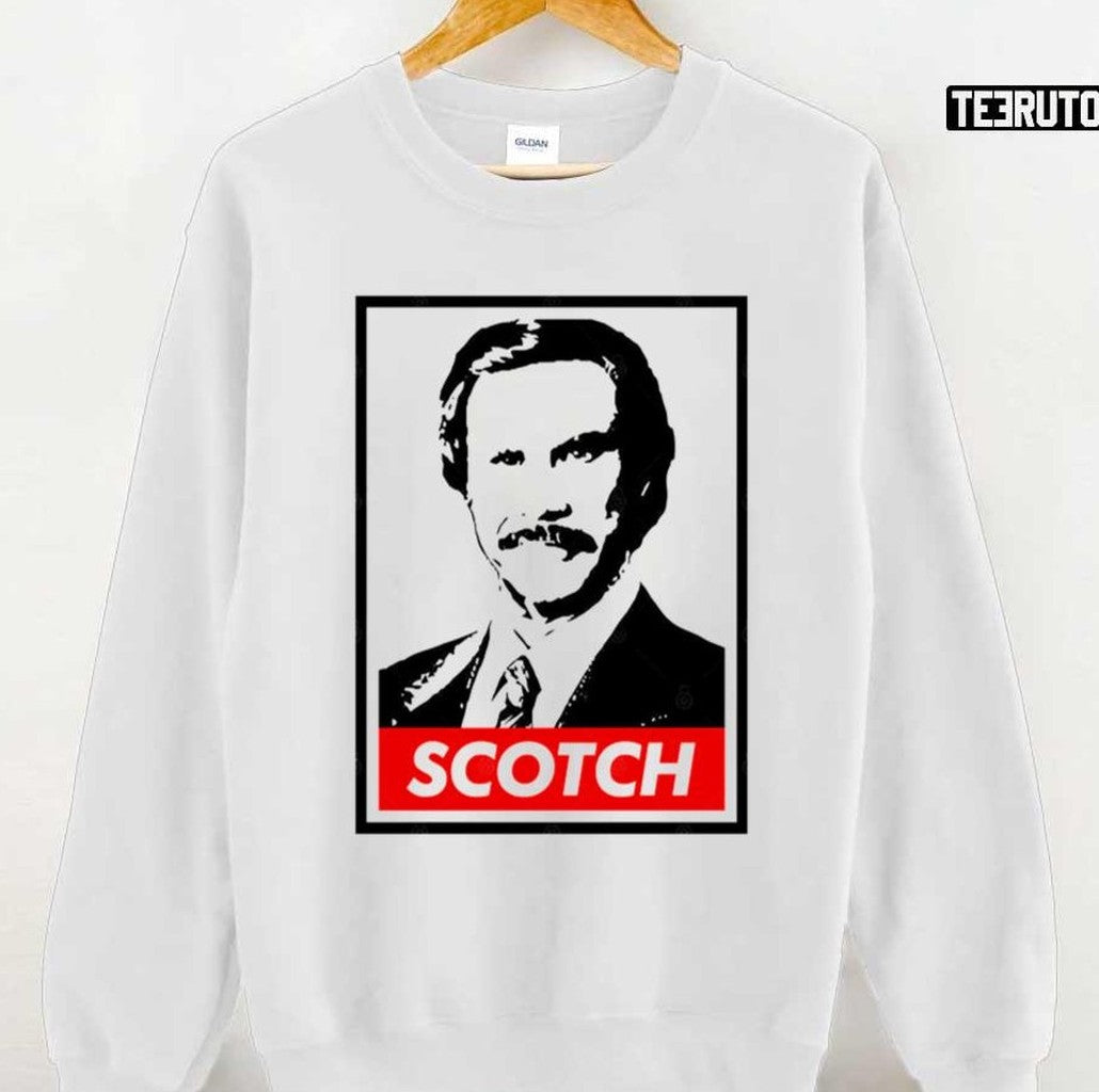 Ron Burgundy Scotch Unisex T-Shirt Hoodie, Sweatshirt | VibeTeeNation.com (Image 2)