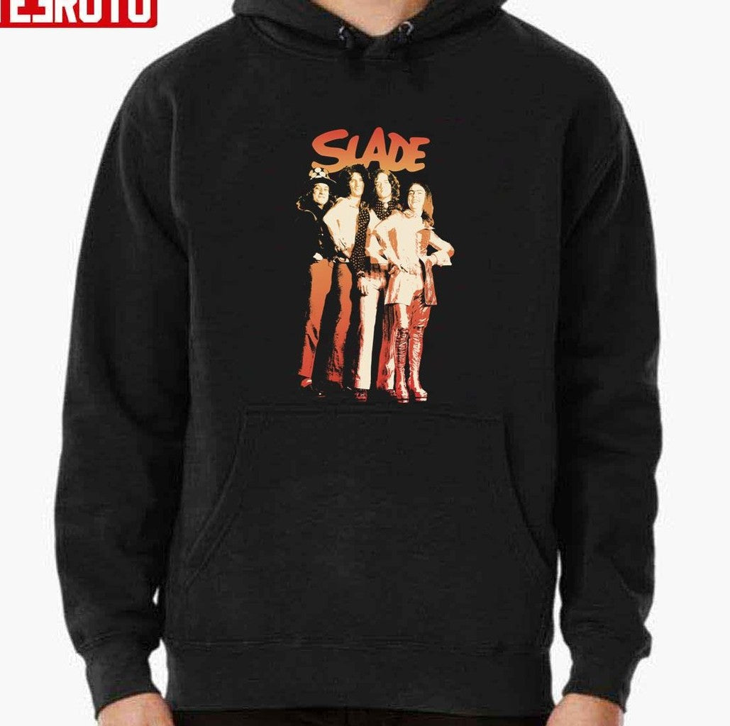 Slade Glam Rock Band Unisex T-Shirt Hoodie, Sweatshirt | VibeTeeNation.com (Image 2)