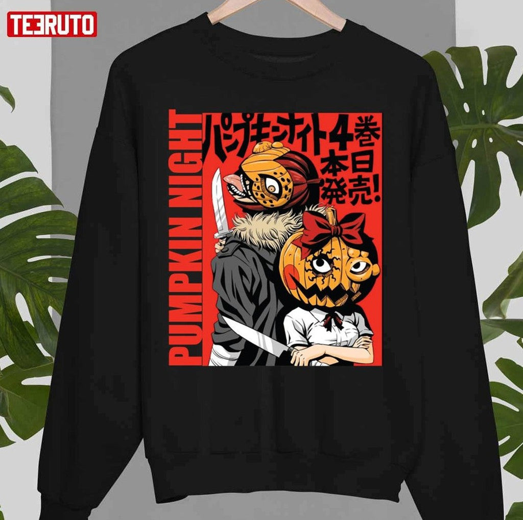 Naoko Kirino Pumpkin Night Anime Unisex T-Shirt Hoodie, Sweatshirt | VibeTeeNation.com (Image 3)