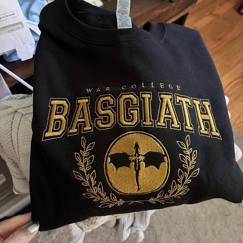 EMBROIDERED Basgiath War College Sweatshirt, Fourth Wing Shirt, Dragon Rider, Rebecca Yorros, Fourth Wing,... (Image 4)