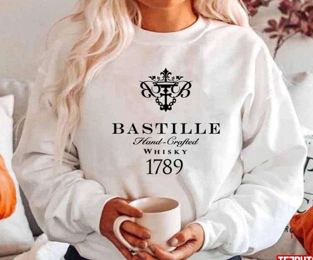 Basic Whisky Bastille Hand Grafied Unisex Hoodie T-Shirts, Sweatshirt | VibeTeeNation.com (Image 2)