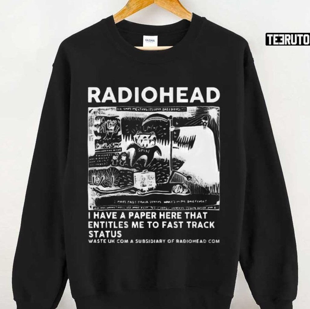 Radiohead Vintage Rock Band Unisex T-Shirt Hoodie, Sweatshirt | VibeTeeNation.com (Image 3)
