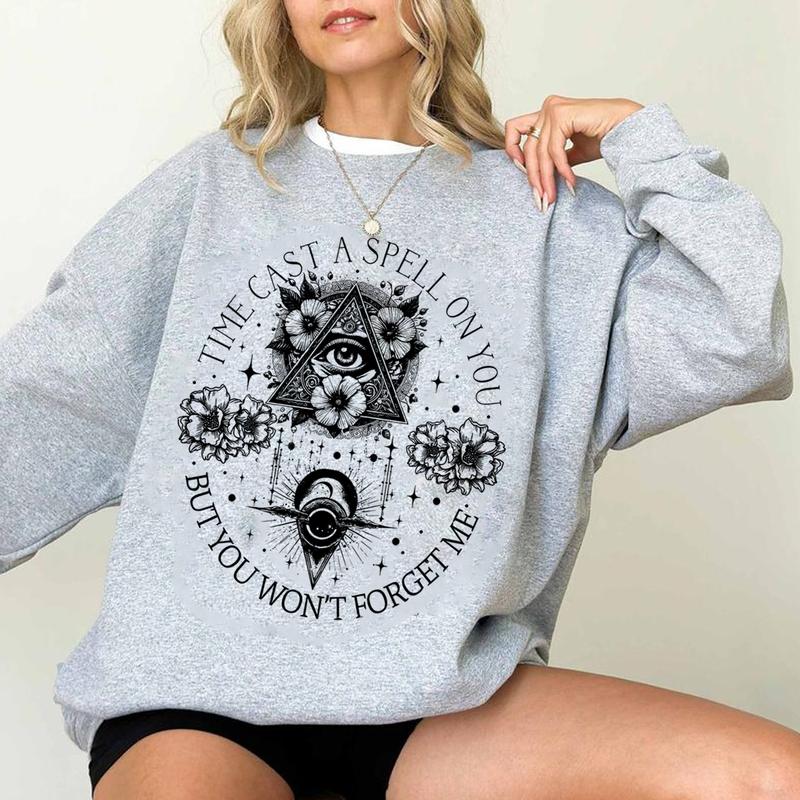 Time Cast A Spell On You But You Won't Forget Me Shirt, Classic Rock Band Lover Sweatshirt, Retro Music Fan... (Image 4)