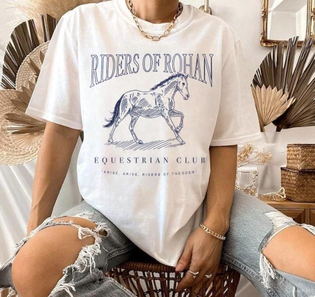 Riders Rohan Equestrian Club Shirt LOTR Fantasy Aragorn Frodo Elven Elrond Fellowship Bookish T-Shirts, Hoodie, Sweatshirt