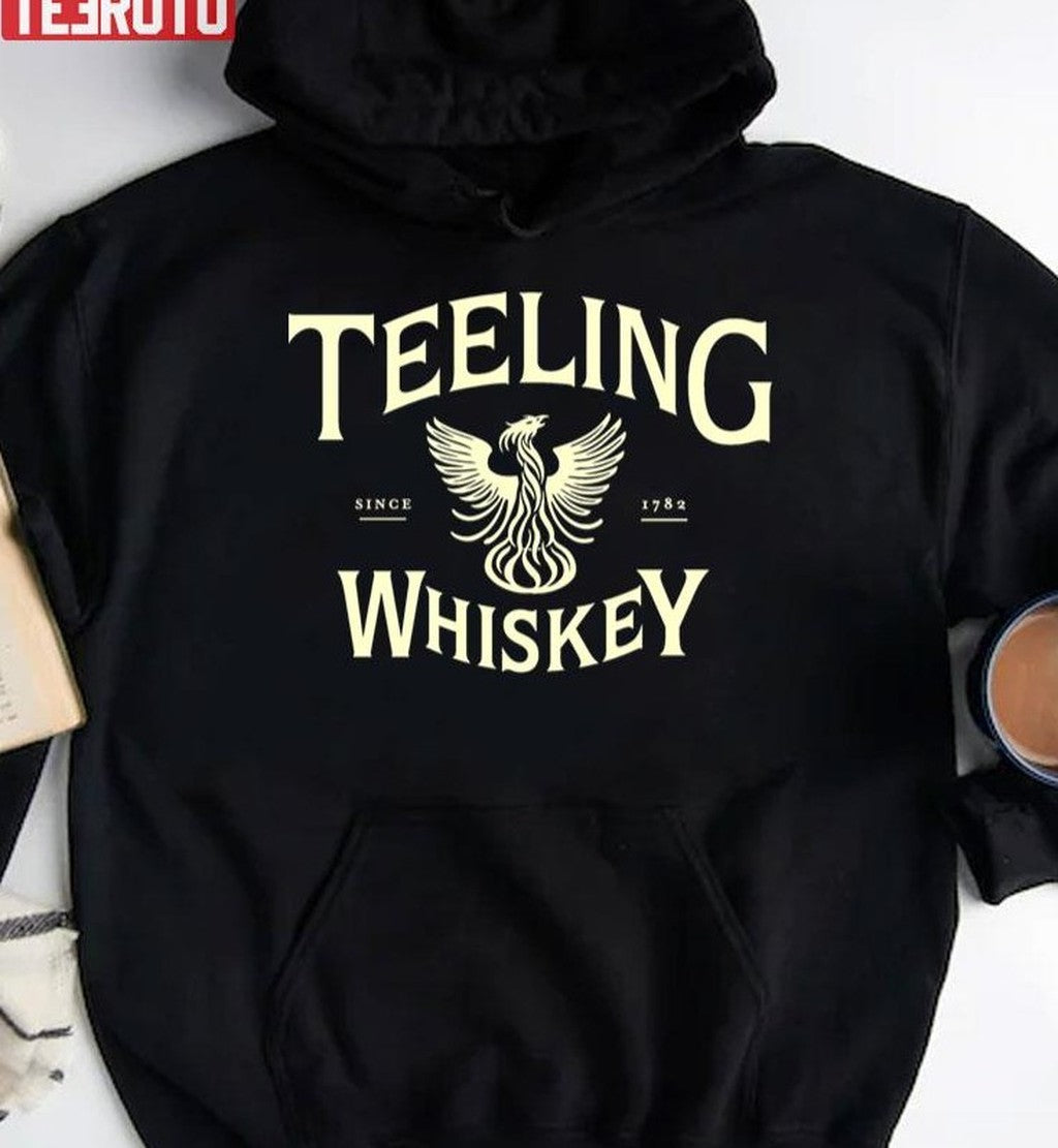 Teeling Whiskey Distillery Logo Unisex T-Shirt Hoodie, Sweatshirt | VibeTeeNation.com (Image 2)