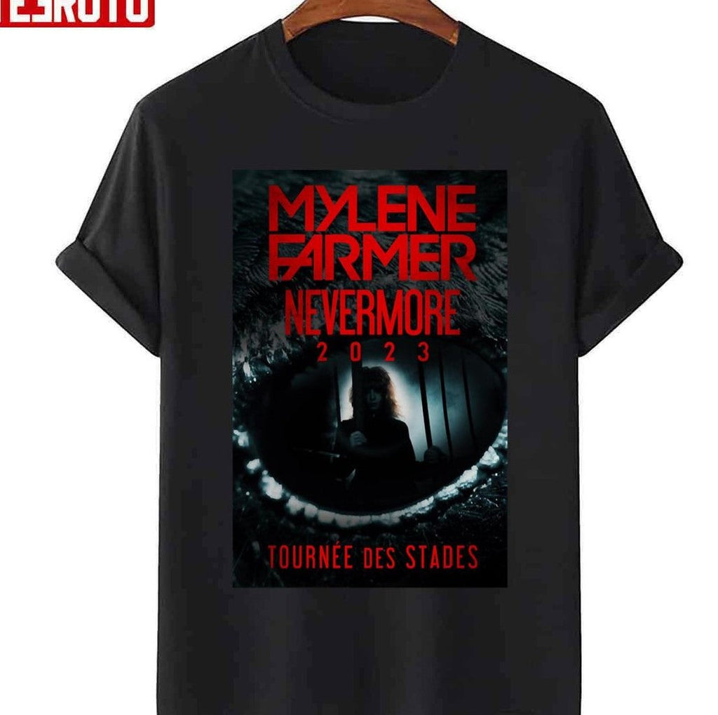 MylÃ¨ne Farmer Nevermore 2023 Stadium Tour Unisex T-Shirt Hoodie, Sweatshirt | VibeTeeNation.com (Image 3)