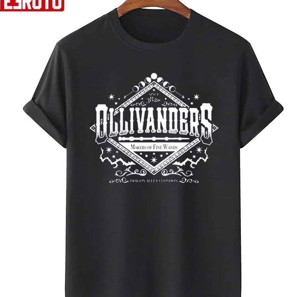 Ollivanders Makers Of Fine Wands Since 382 Bc Nerd Bookworm Fantasy Geek Wizard Vacation Unisex Sweatshirt... (Image 4)