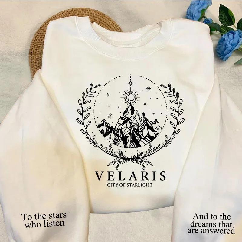 Velaris City of Starlight ACOTAR Sweatshirt Women The Night Court Graphic Sweatshirs Court of Dreams Sarah... (Image 1)