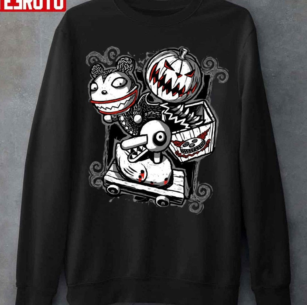 Pumpkin King Scary Toys Christmas Halloween Unisex Sweatshirt T-Shirts, Hoodie | VibeTeeNation.com (Image 1)