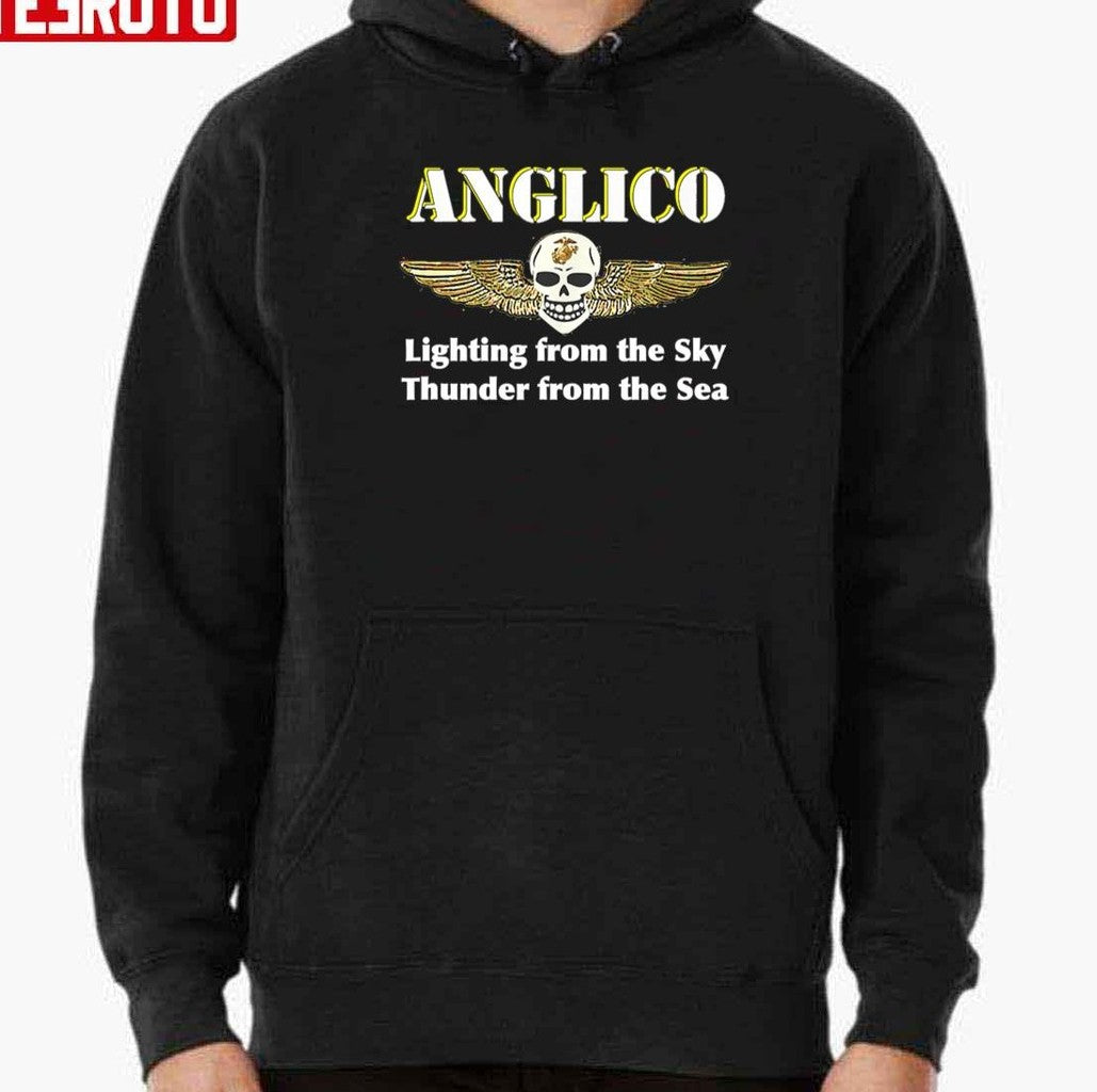 Anglico Eagle Globe Anchor Veteran Unisex T-Shirt Hoodie, Sweatshirt | VibeTeeNation.com (Image 2)