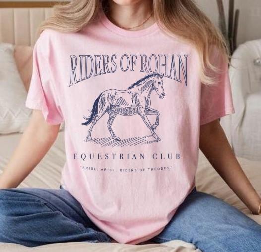 Riders Rohan Equestrian Club Shirt LOTR Fantasy Aragorn Frodo Elven Elrond Fellowship Bookish T-Shirts, Hoodie, Sweatshirt