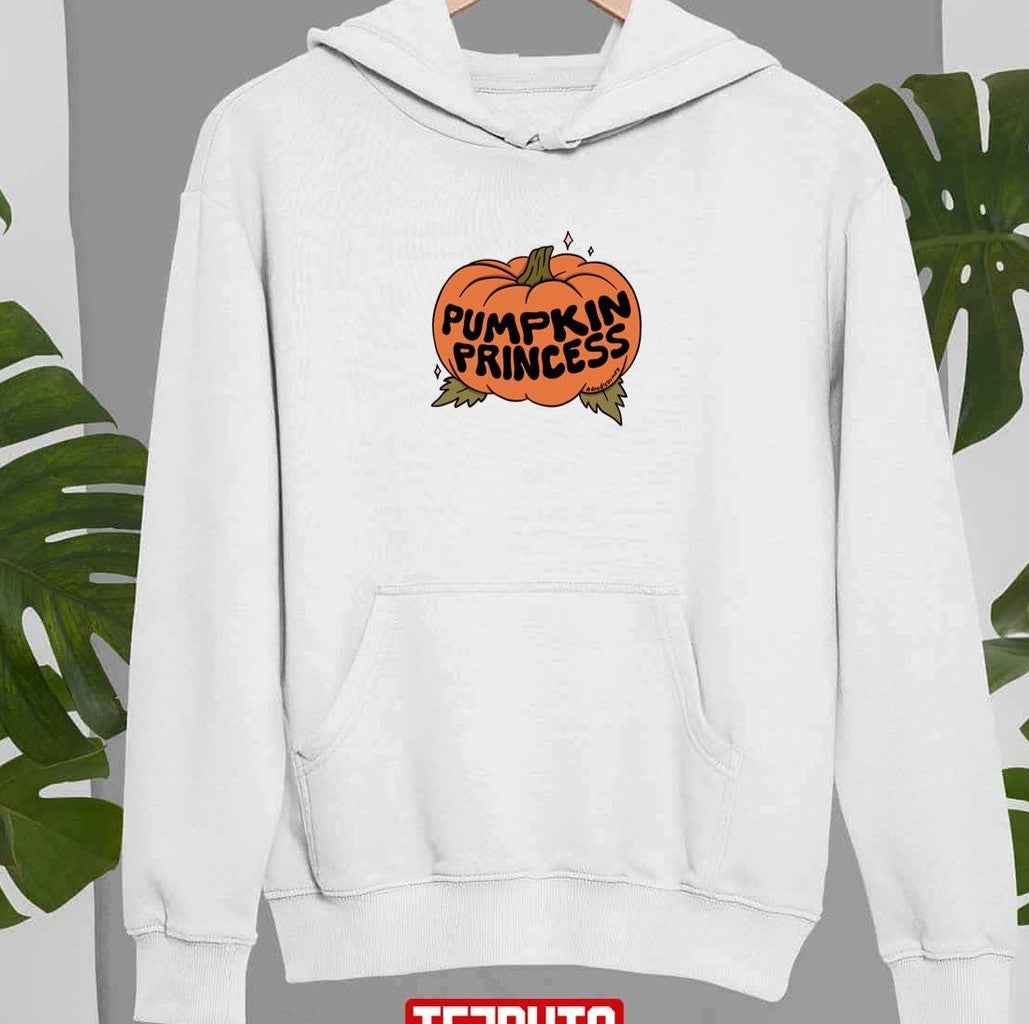 Pumpkin Princess Halloween Unisex Sweatshirt T-Shirts, Hoodie | VibeTeeNation.com (Image 2)