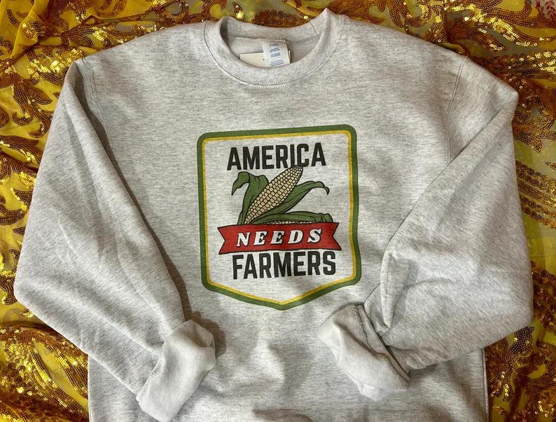 America Needs Farmers Sweatshirt, Farmers Wife Gifts,Farm Shirt, Ag Shirt, Agriculture Gifts, Farmer, Farmer... (Image 2)