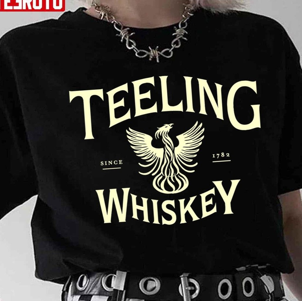 Teeling Whiskey Distillery Logo Unisex T-Shirt Hoodie, Sweatshirt | VibeTeeNation.com (Image 1)