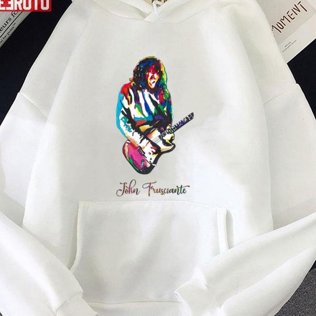 Painting Of John Anthony Frusciant Unisex T-Shirt Hoodie, Sweatshirt | VibeTeeNation.com (Image 2)