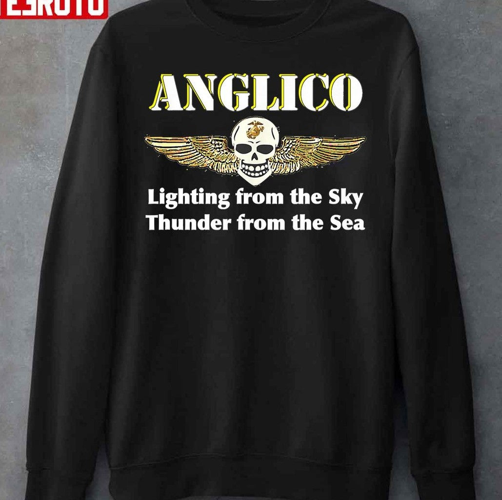 Anglico Eagle Globe Anchor Veteran Unisex T-Shirt Hoodie, Sweatshirt | VibeTeeNation.com (Image 3)