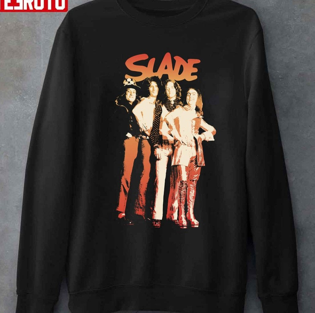 Slade Glam Rock Band Unisex T-Shirt Hoodie, Sweatshirt | VibeTeeNation.com (Image 3)