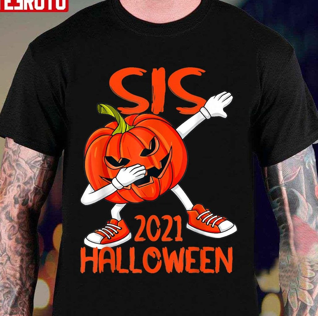 Pumpkin Halloween Unisex T-Shirt - Hoodie, Sweatshirt | VibeTeeNation.com (Image 1)