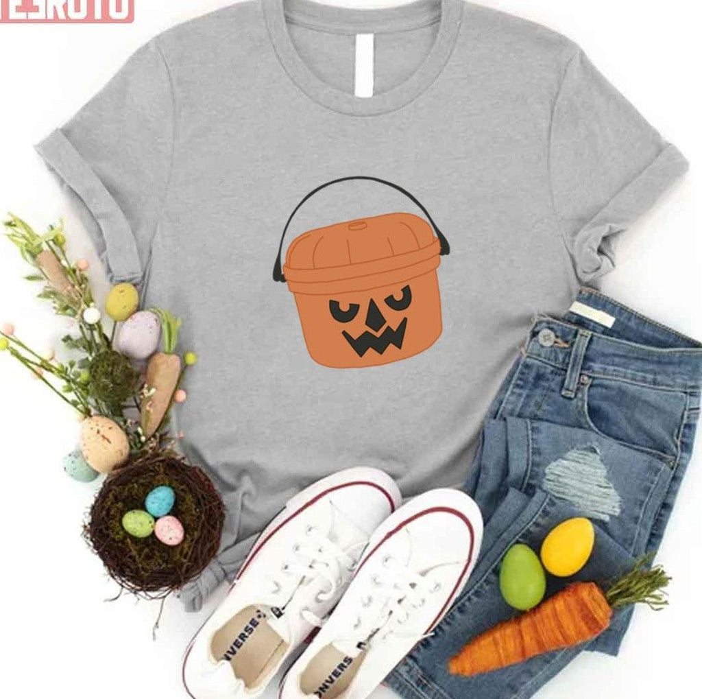 Pumpkin Bucket Mcdonald’s Halloween Unisex T-shirt Hoodie, Sweatshirt | VibeTeeNation.com (Image 1)