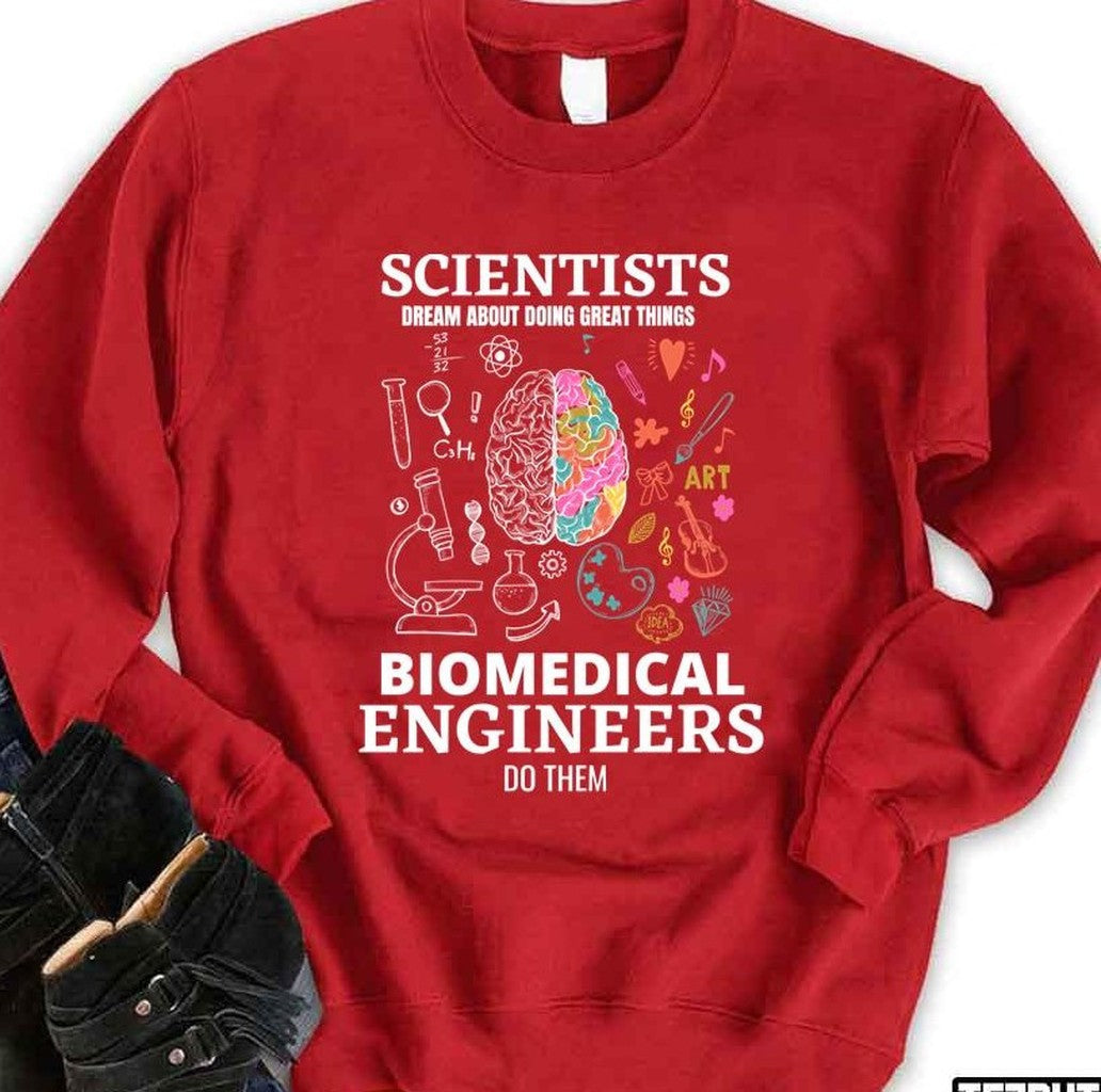 Biomedical Engineering Unisex Sweatshirt T-Shirts, Hoodie | VibeTeeNation.com (Image 1)