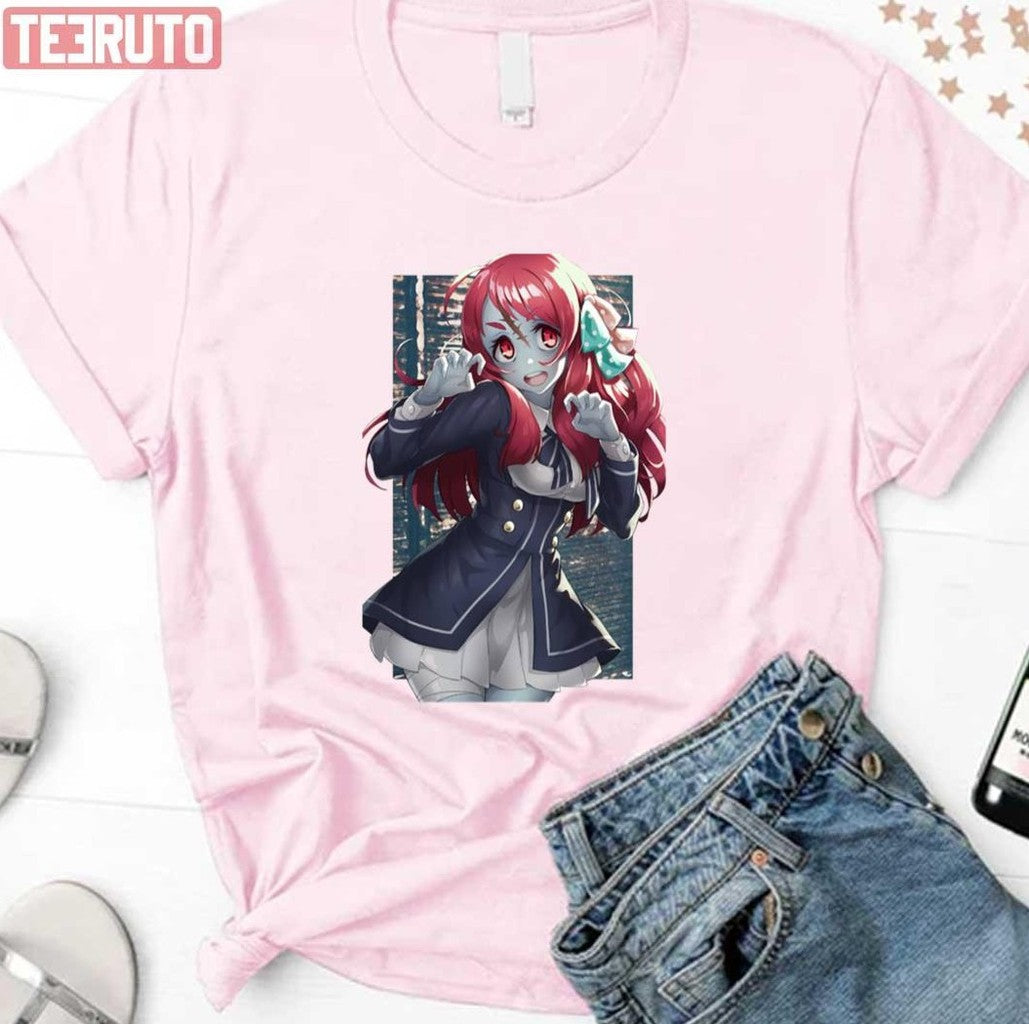 Sakura Minamoto Zombieland Saga The Center Of Franchouchou Unisex Sweatshirt T-Shirts, Hoodie | VibeTeeNation.com (Image 2)