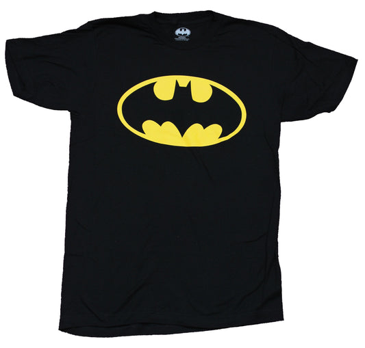 Batman Mens T-Shirt - Classic Yellow Oval Logo Style001