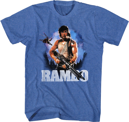 First Blood Retro Poster Rambo T-Shirt