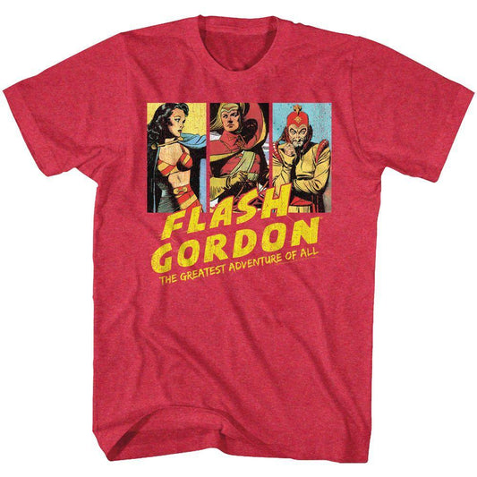 Flash Gordon Group Shot Boyfriend Tee