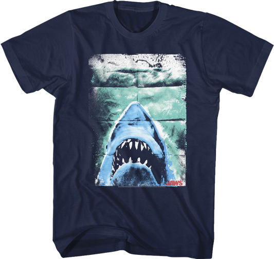 Folded Poster Jaws T-Shirt