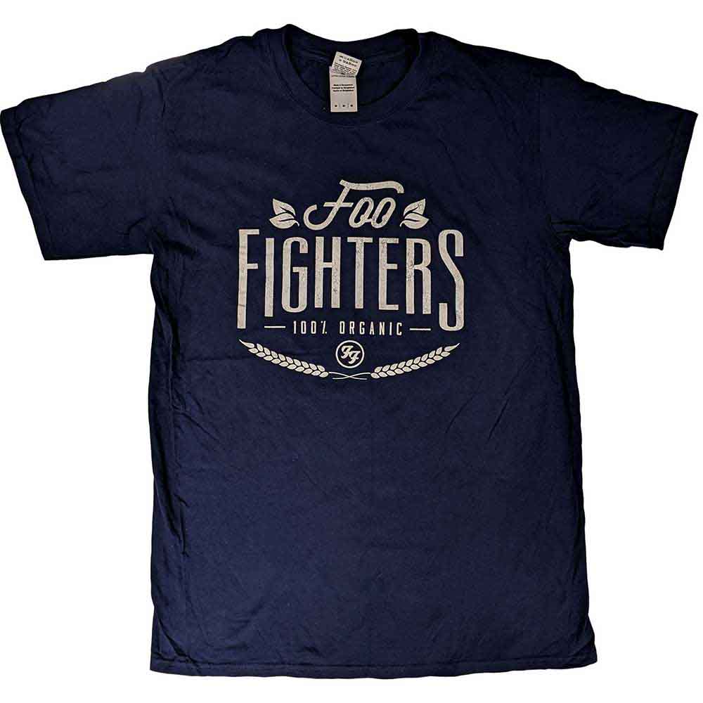 100% Organic T Shirt Blue