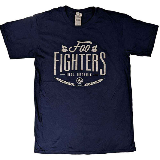 100% Organic T Shirt Blue