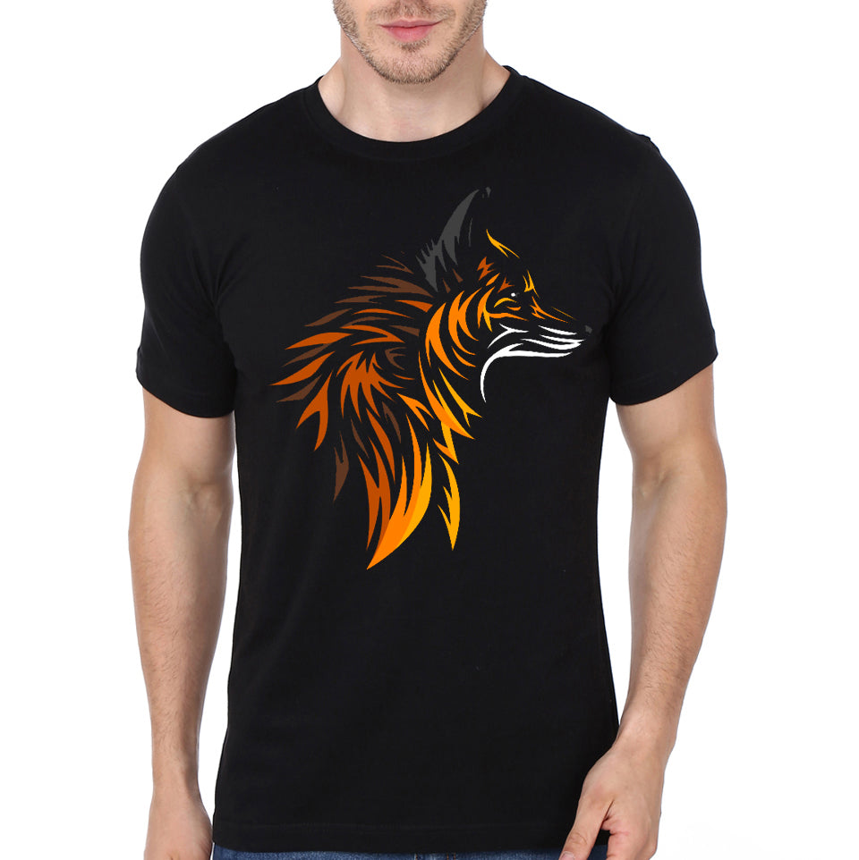 Tribal Fox Black T-Shirt Hoodie, Sweatshirt | VibeTeeNation.com