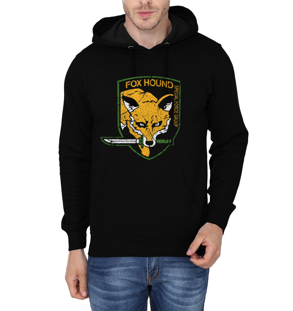 Metal Gear Solid Fox Hound Black Hoodie T-Shirts, Sweatshirt | VibeTeeNation.com